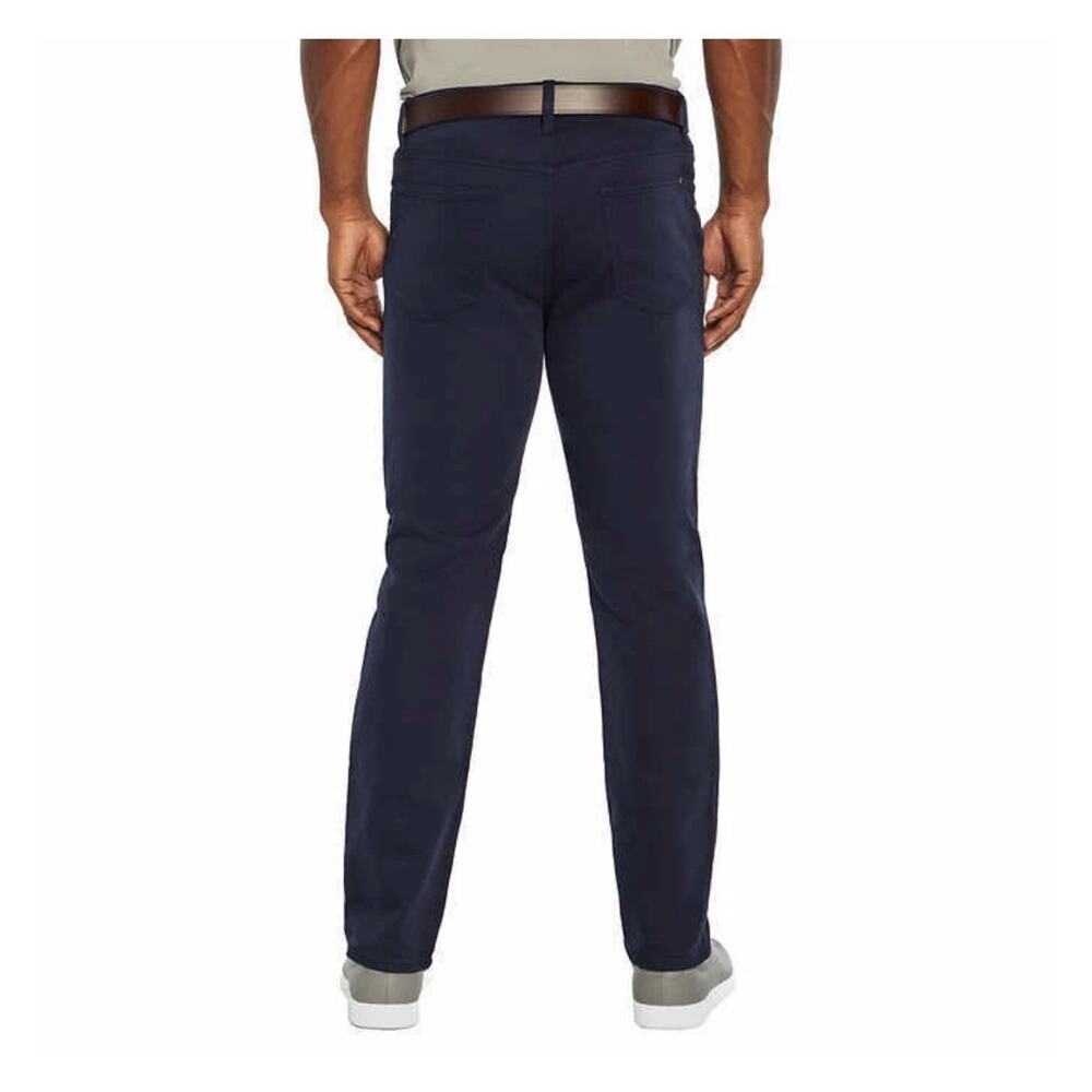 Banana Republic 38x29 Mens Navy Blue Stretch Jeans Style Pants Slim Straight - Picture 2 of 11
